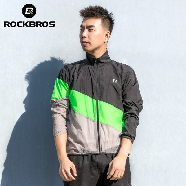 Kurtka, wiatrówka rowerowa / sportowa ROCKBROS (YPW024) wiatroszczelna, bardzo lekka
