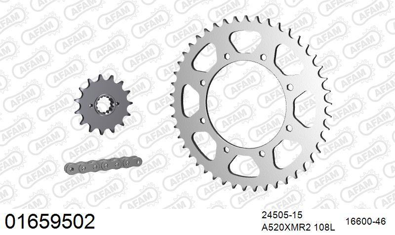 Zestaw napędowy AFAM do KAWASAKI KLR 500 B2