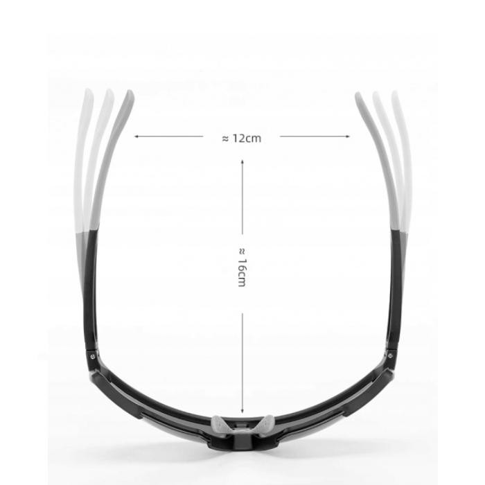 Okulary rowerowe / sportowe z polaryzacją ROCKBROS UV400 (SP22BK)