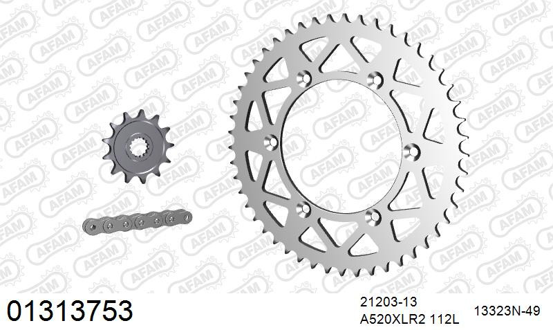 Zestaw napędowy AFAM do YAMAHA WR 125 P,K