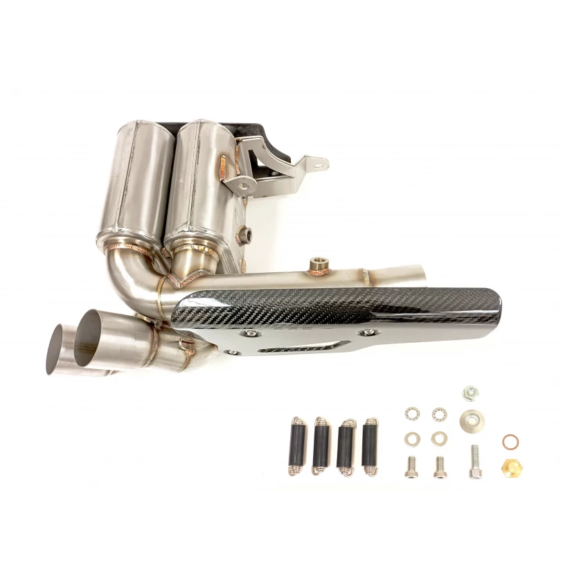 IXIL Tłumik DUAL SLIP ON (UPPER & LOWER) - RACE XTREM CARBON - TRIUMPH ROCKET 3 GT / R 25-26 (Y010)