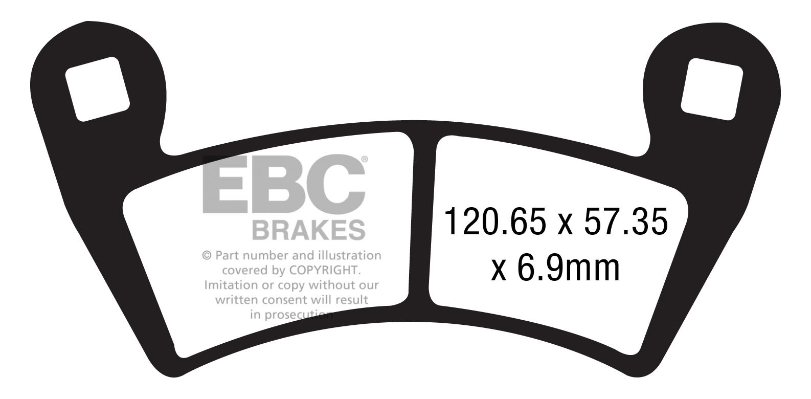 EBC Brakes Klocki hamulcowe EBC FA452TT (kpl. na 1 tarcze)