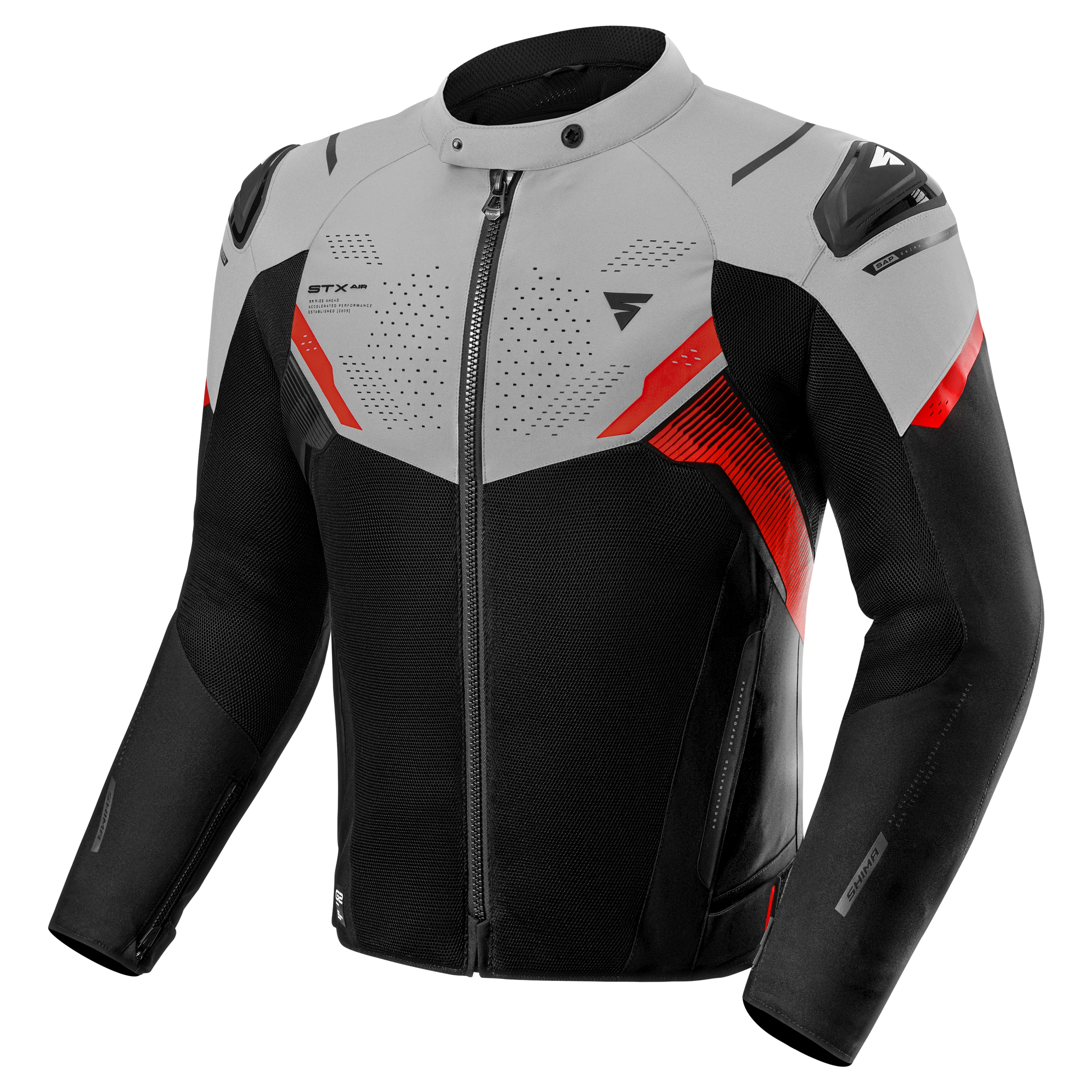 SHIMA STX MEN AIR JKT G2 GRY/RD