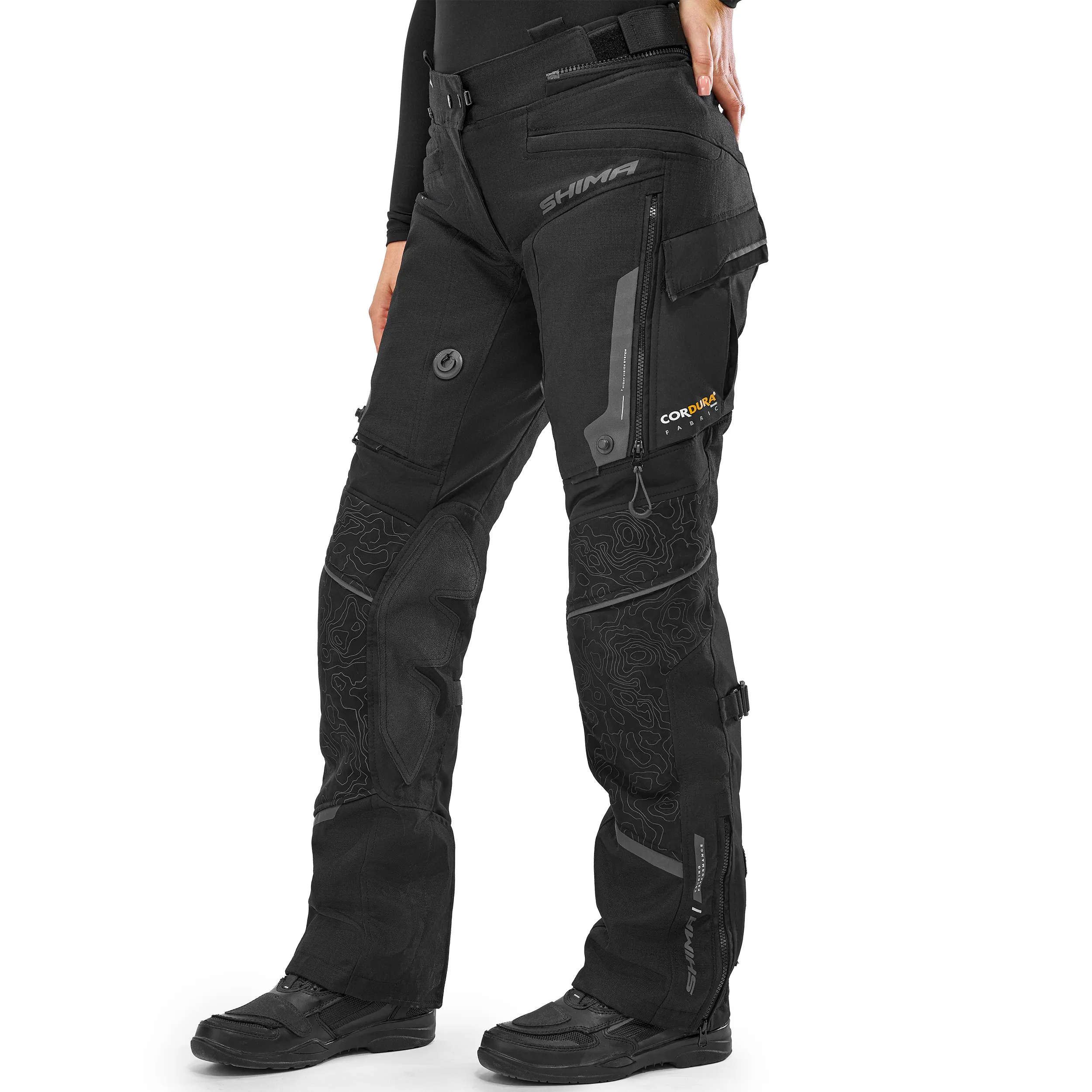 SHIMA TRACKER LADY PNT BLK