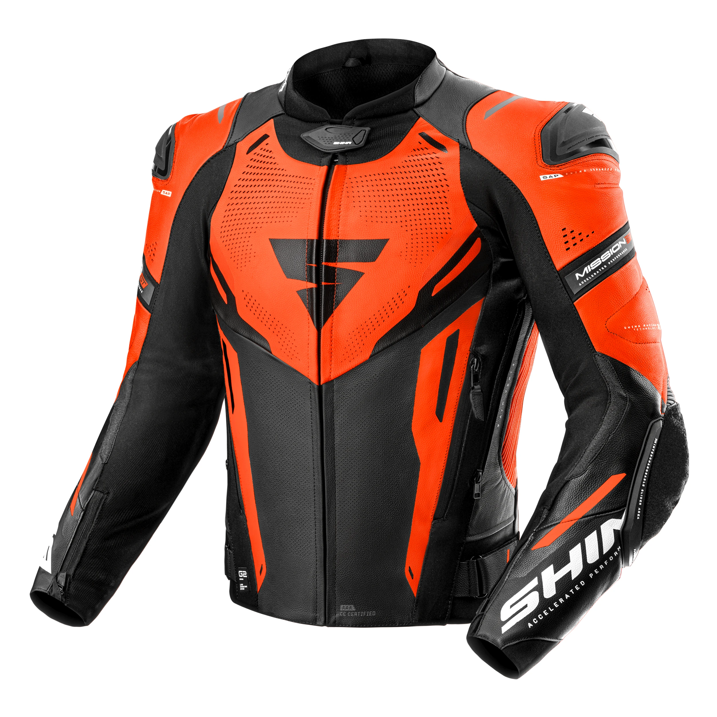 SHIMA MISSION ST MEN JKT G2 RED FLUO