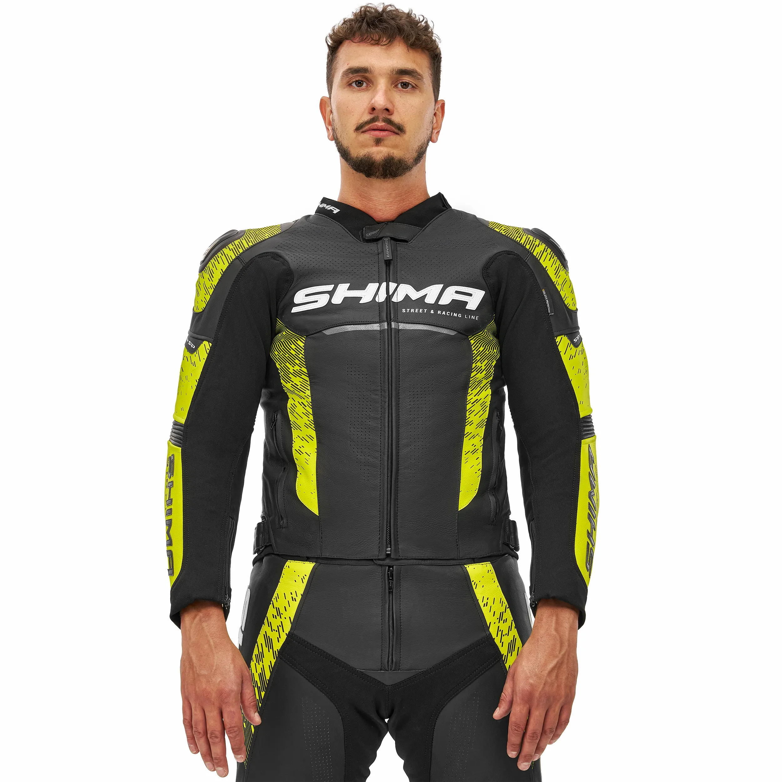 SHIMA STR 2.0 JKT BLK FLUO