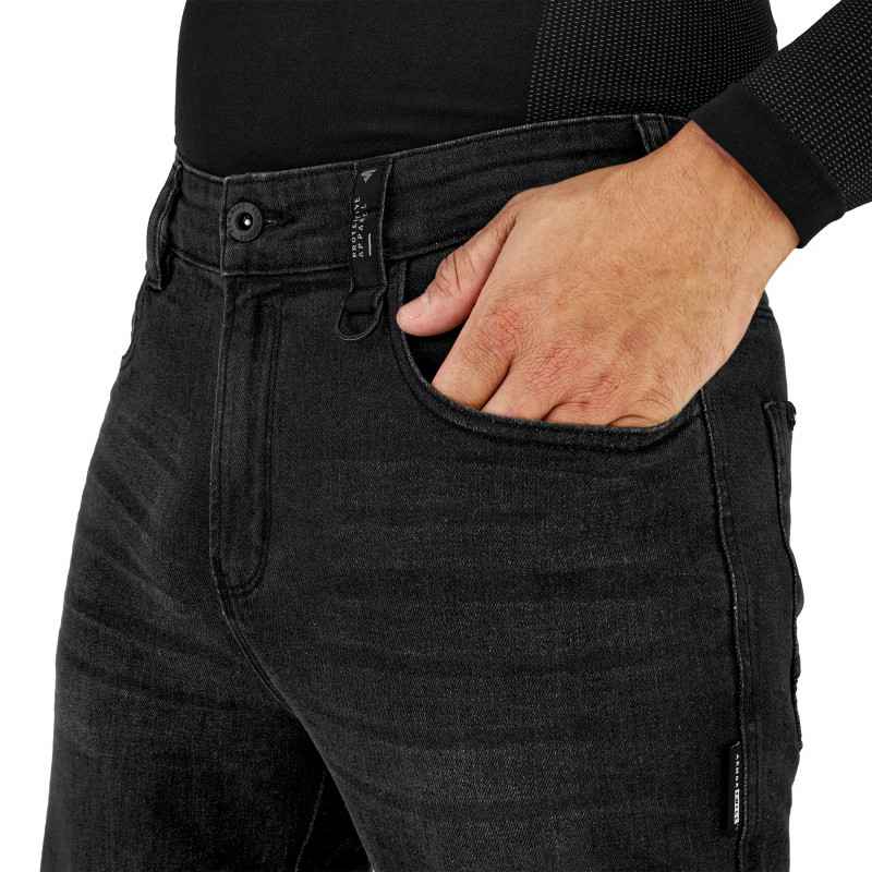 SHIMA RIDER MEN PNT BLK