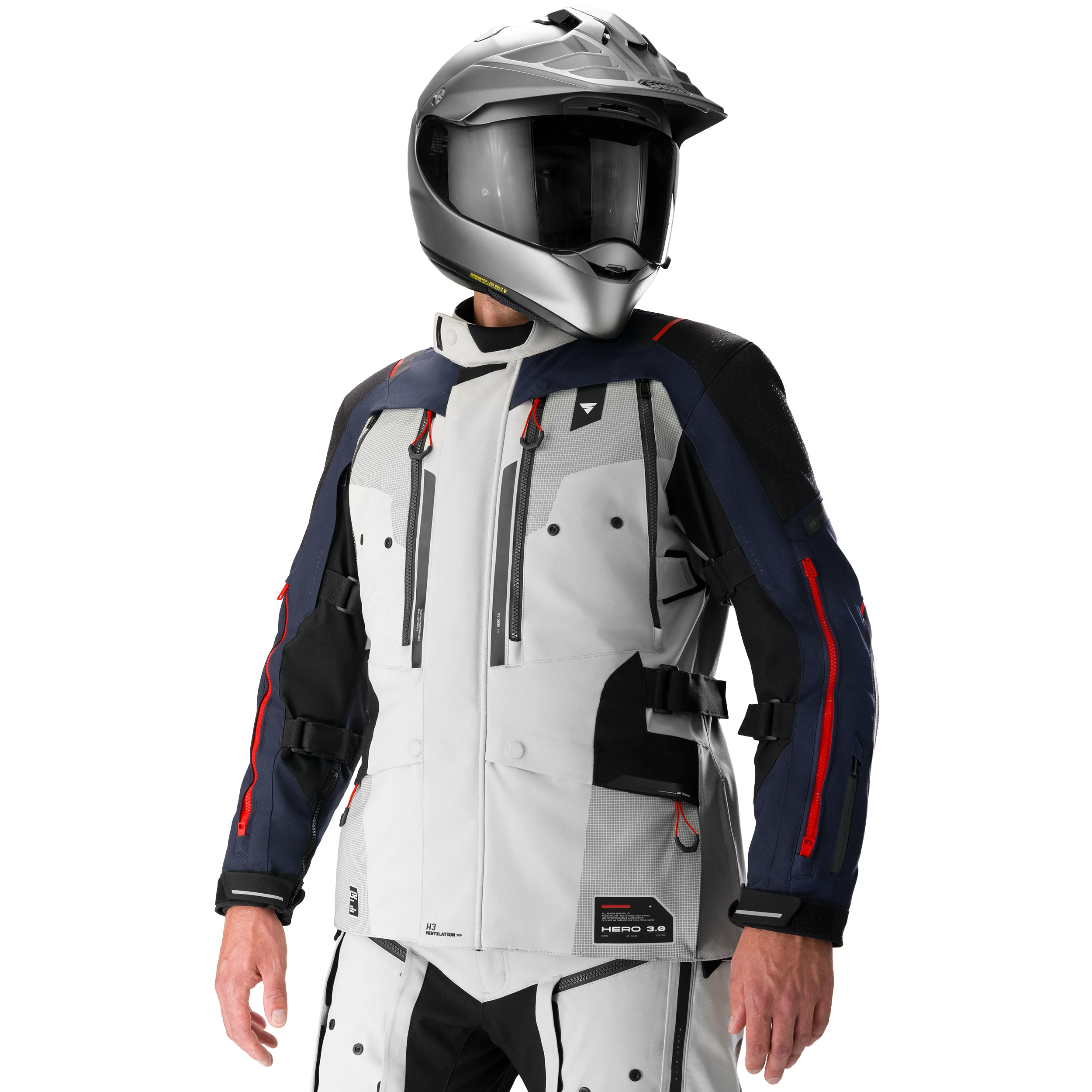 SHIMA HERO 3.0 MEN JKT G2 GREY/BLUE