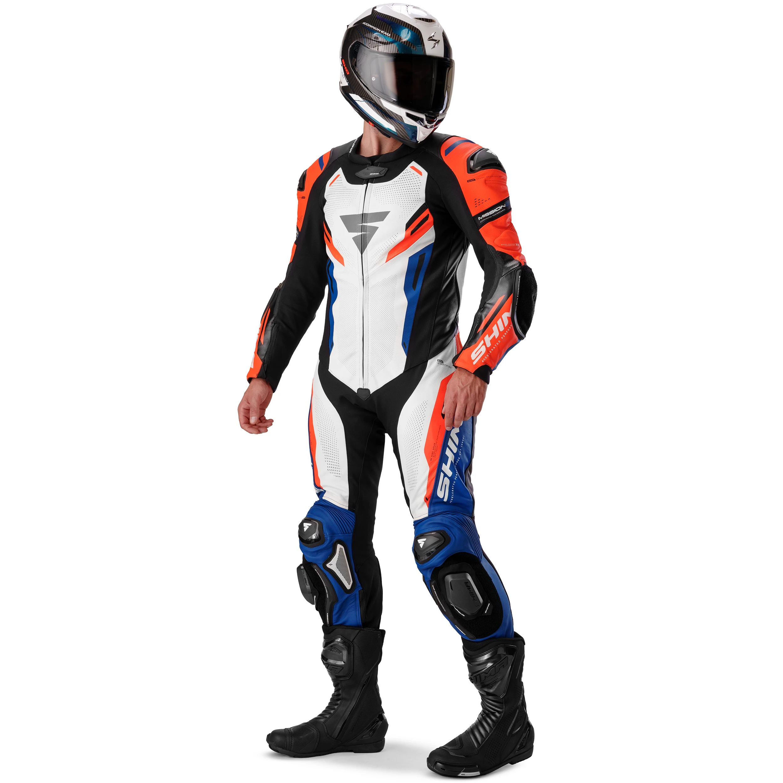 SHIMA MISSION RS MEN BLUE/WHT/RED