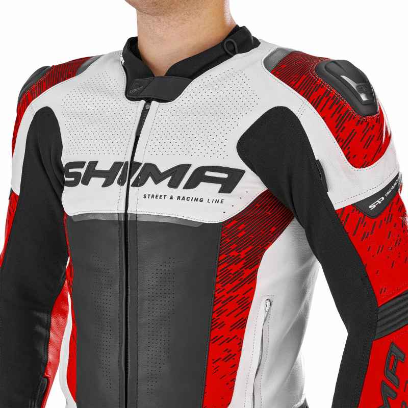 SHIMA STR 2.0 JKT RED FLUO