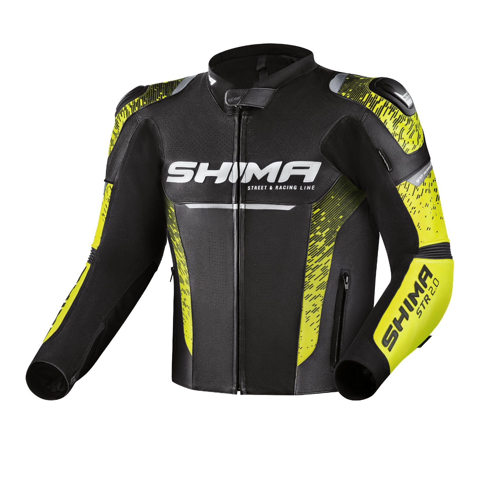 SHIMA STR 2.0 JKT BLK FLUO