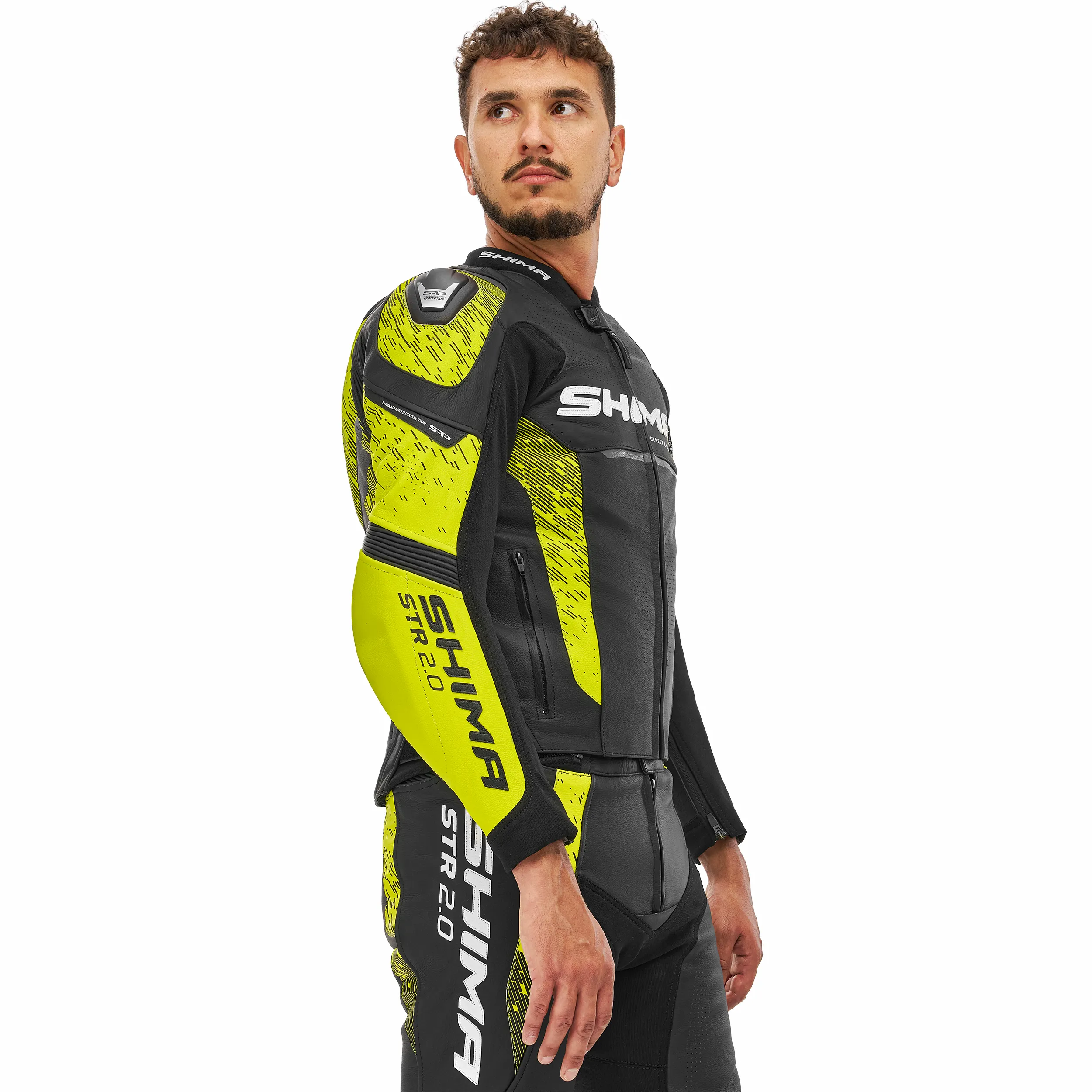 SHIMA STR 2.0 JKT BLK FLUO