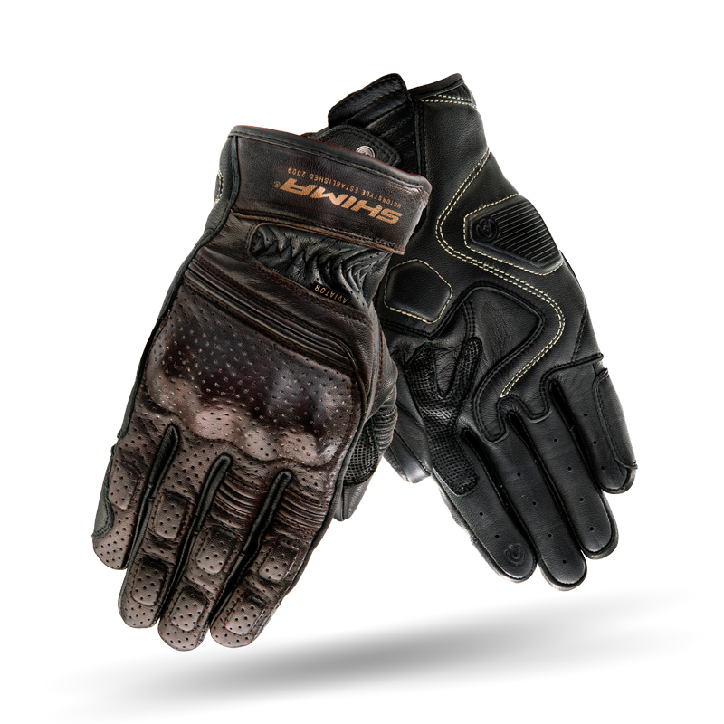 SHIMA AVIATOR DARK BROWN