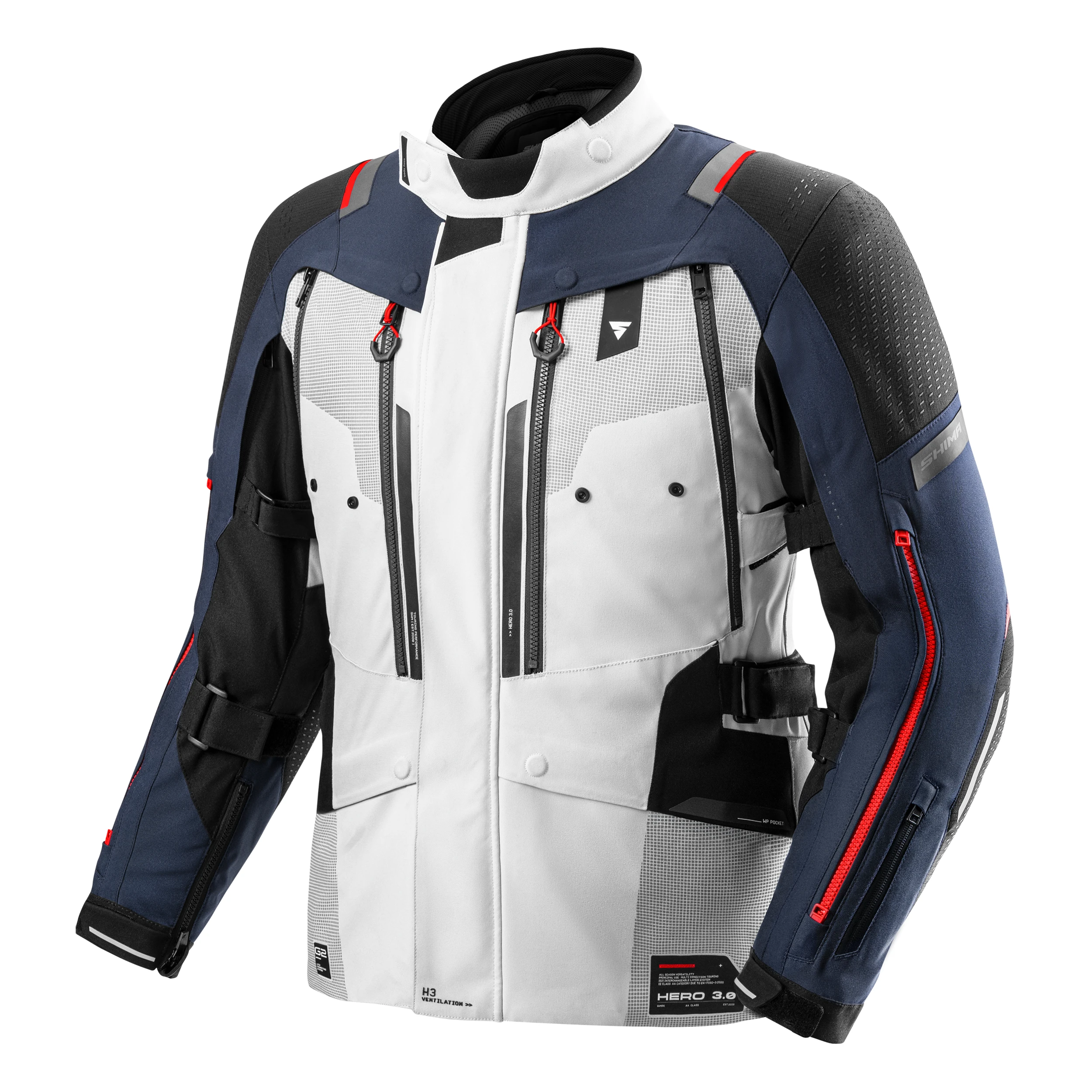 SHIMA HERO 3.0 MEN JKT G2 GREY/BLUE