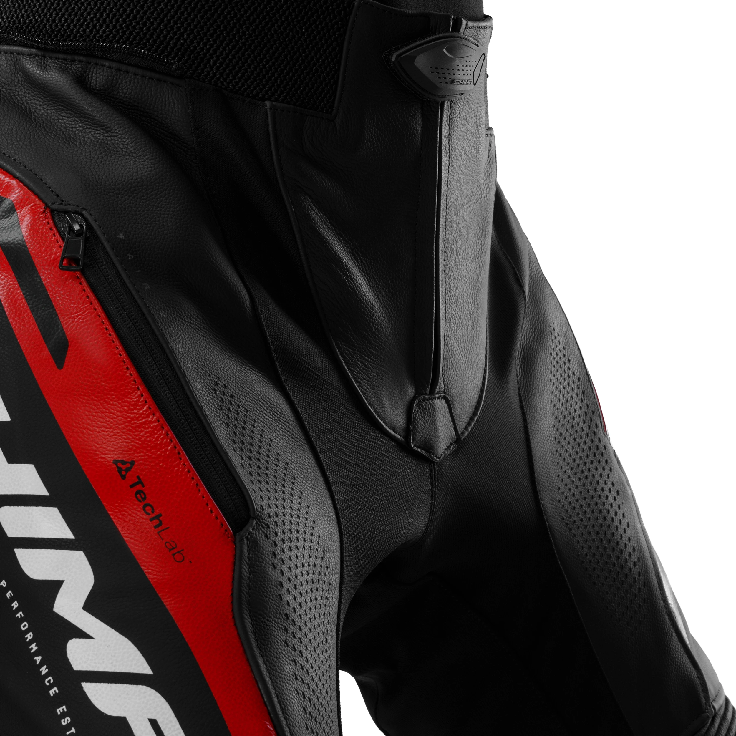 SHIMA MISSION ST MEN PNT BLK/RED