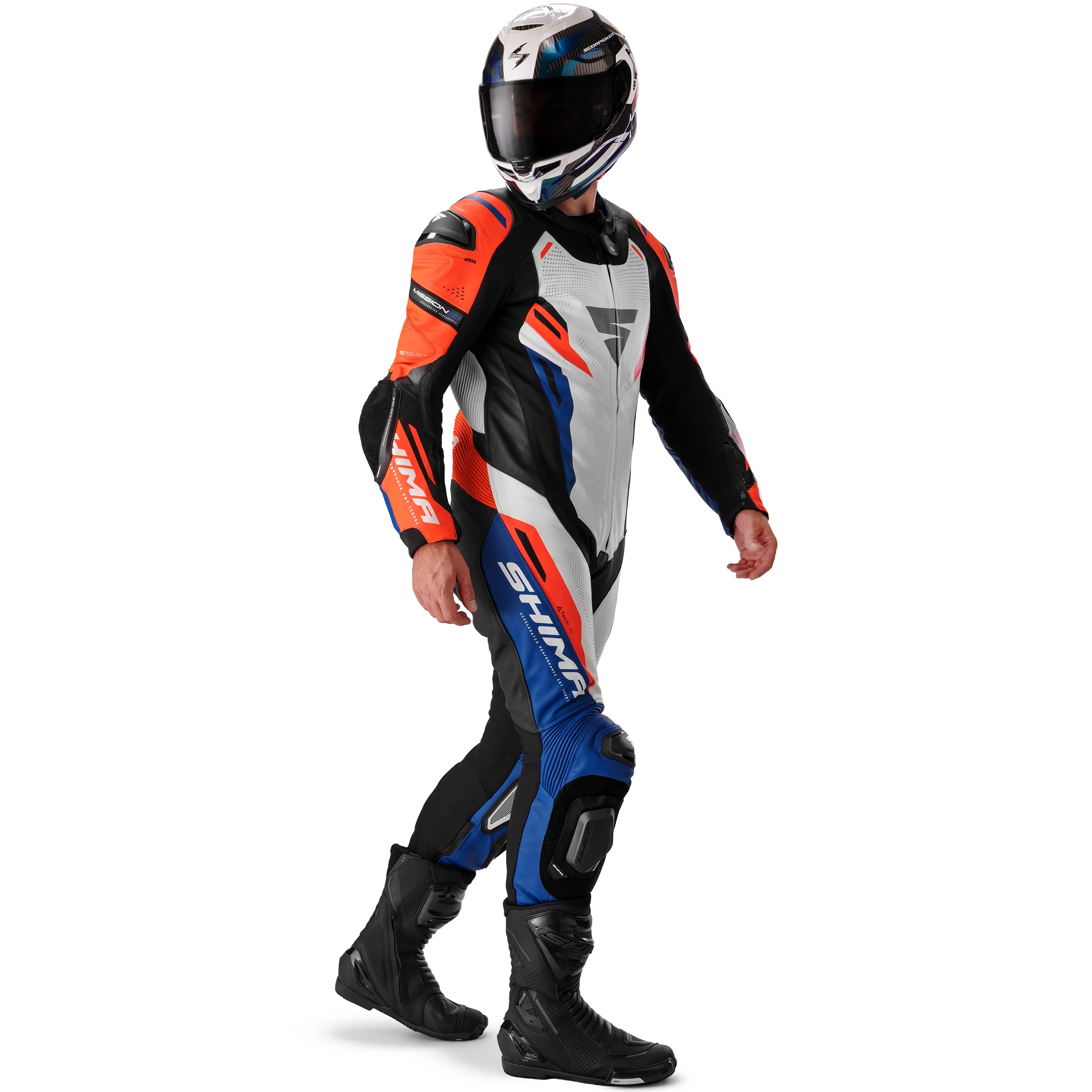 SHIMA MISSION RS MEN BLUE/WHT/RED