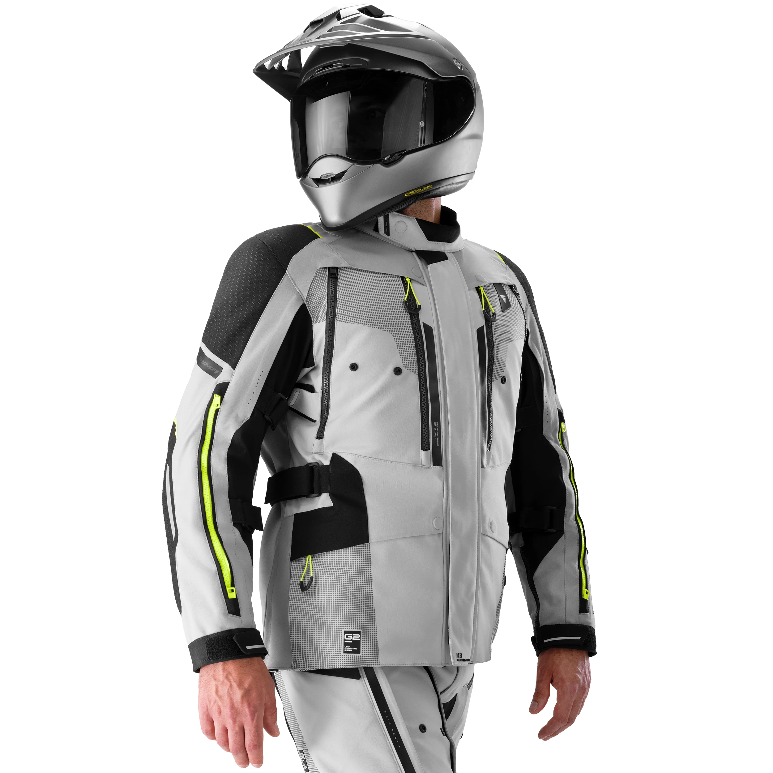 SHIMA HERO 3.0 MEN JKT G2 GREY/FLUO