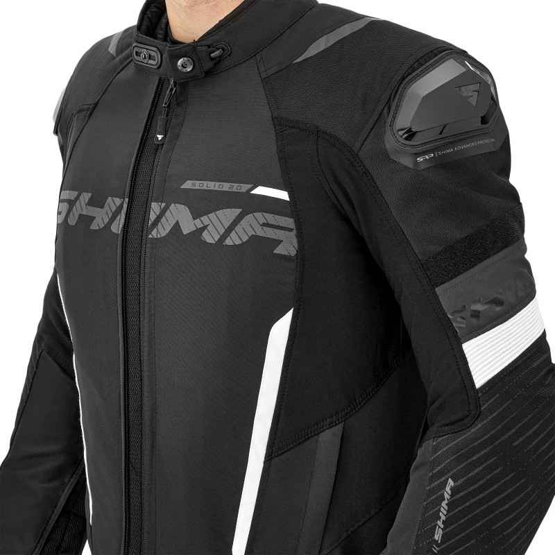 SHIMA SOLID 2.0 MEN JKT BLK/WHT