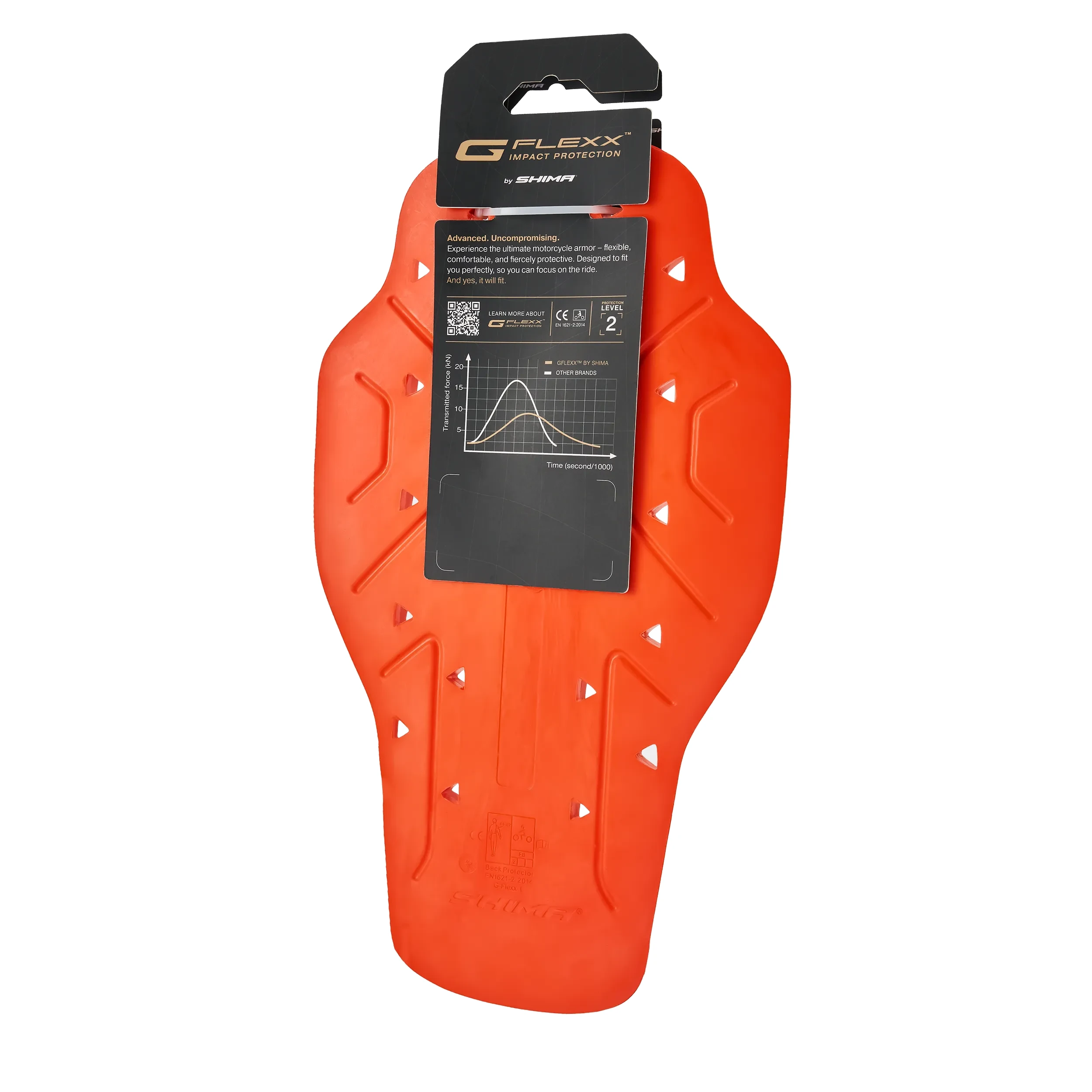 SHIMA G-FLEXX BACK PROTECTOR LVL.2 S