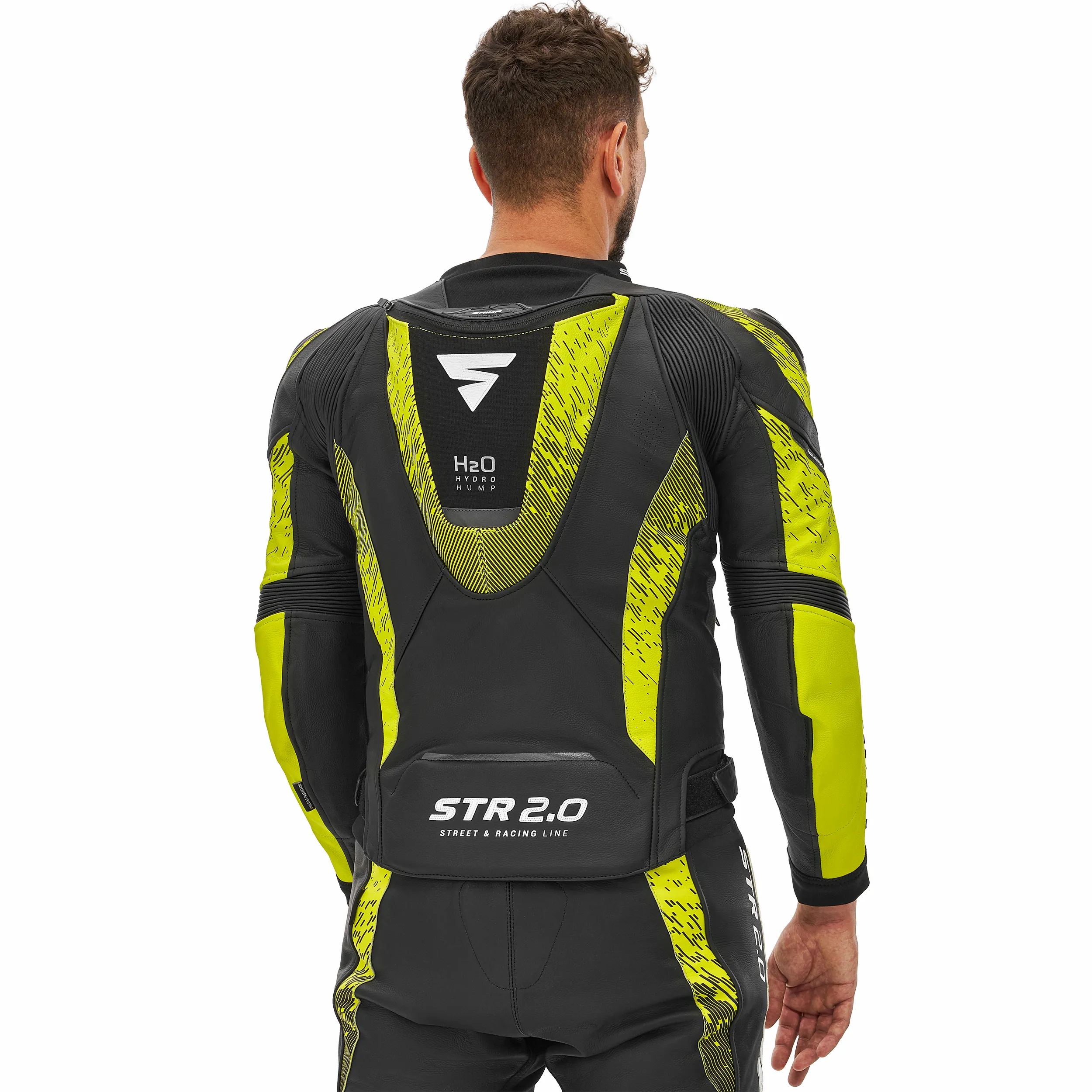 SHIMA STR 2.0 JKT BLK FLUO