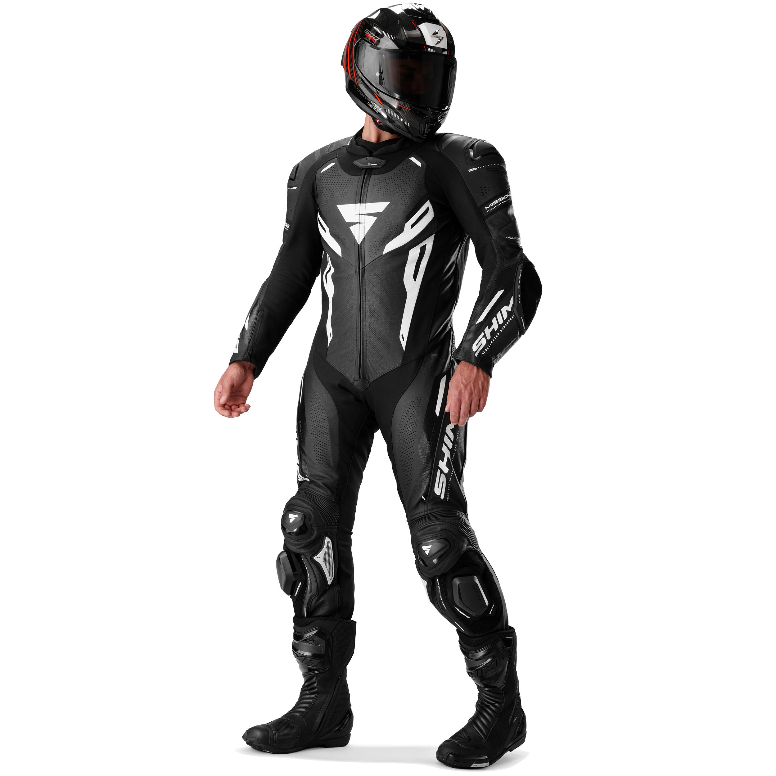SHIMA MISSION RS MEN BLK/WHT