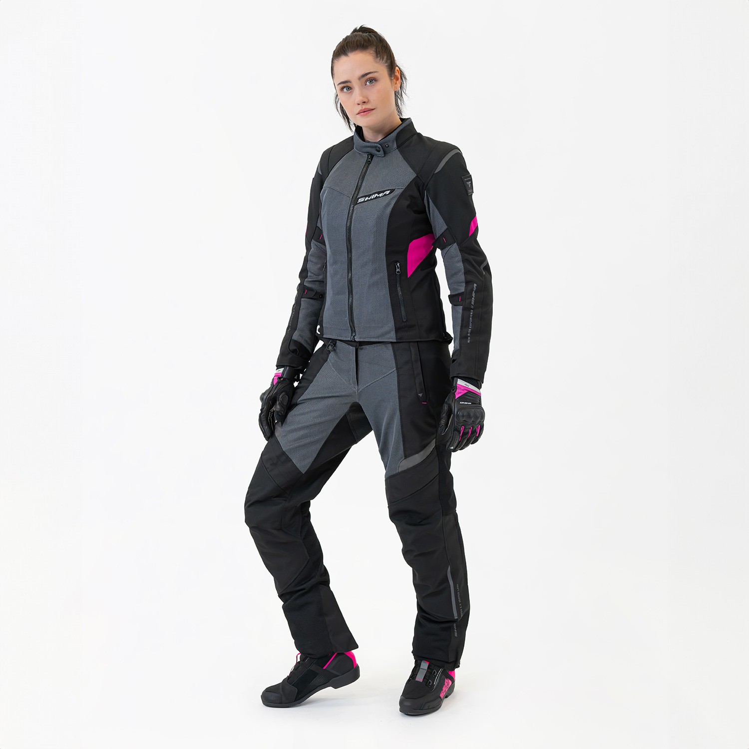 SHIMA RUSH 2.0 LADY VENT JKT BLK