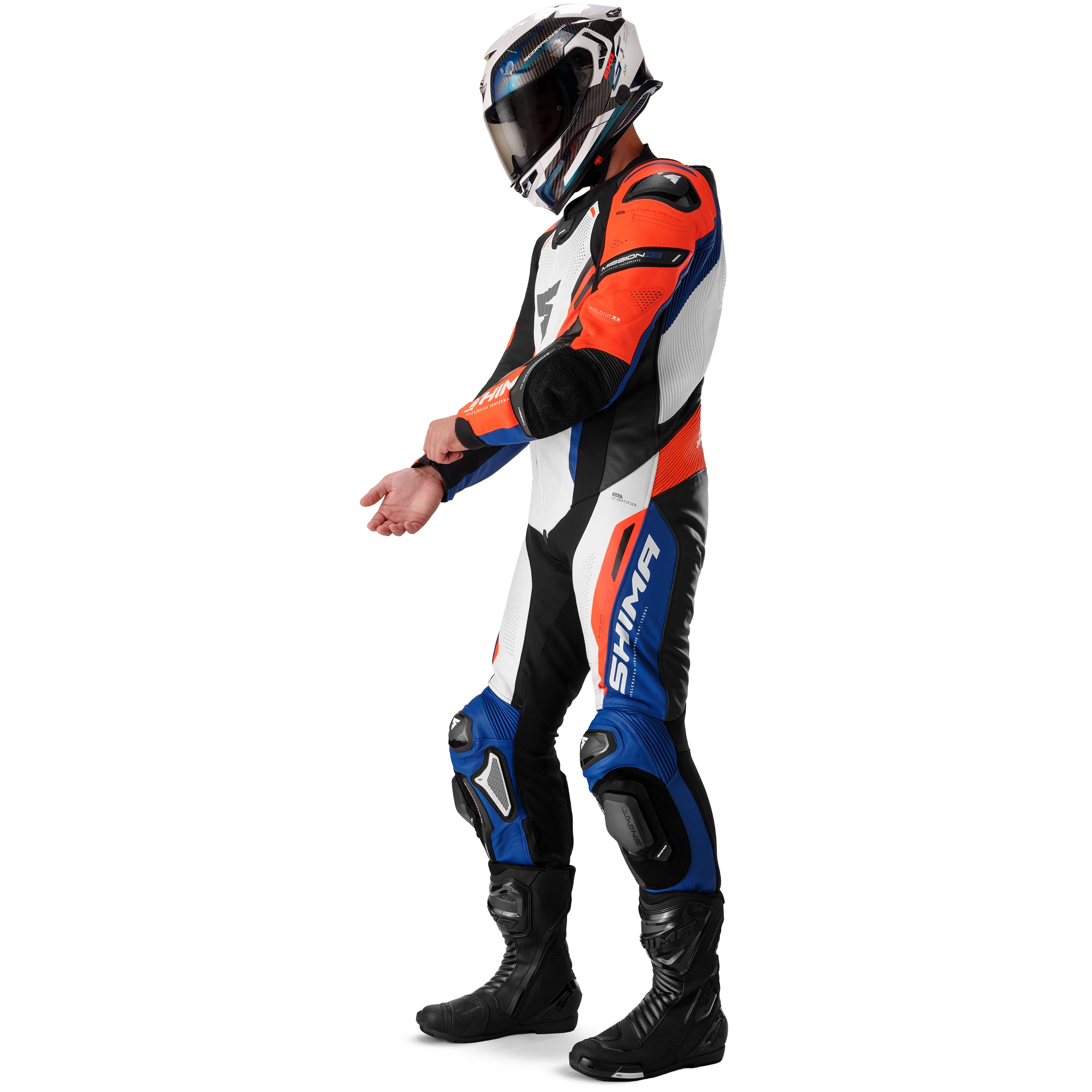 SHIMA MISSION RS MEN BLUE/WHT/RED