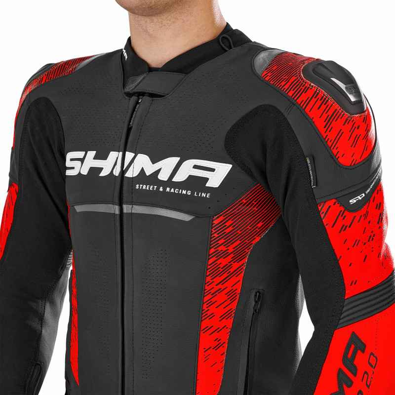 SHIMA STR 2.0 JKT BRIGHT RED