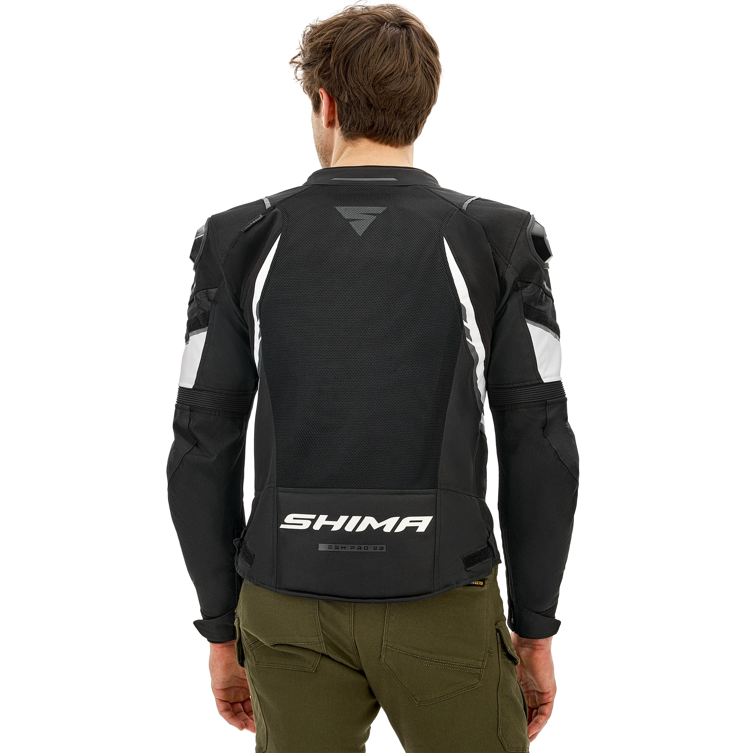 SHIMA MESHPRO 2.0 MEN JKT BLK/WHT