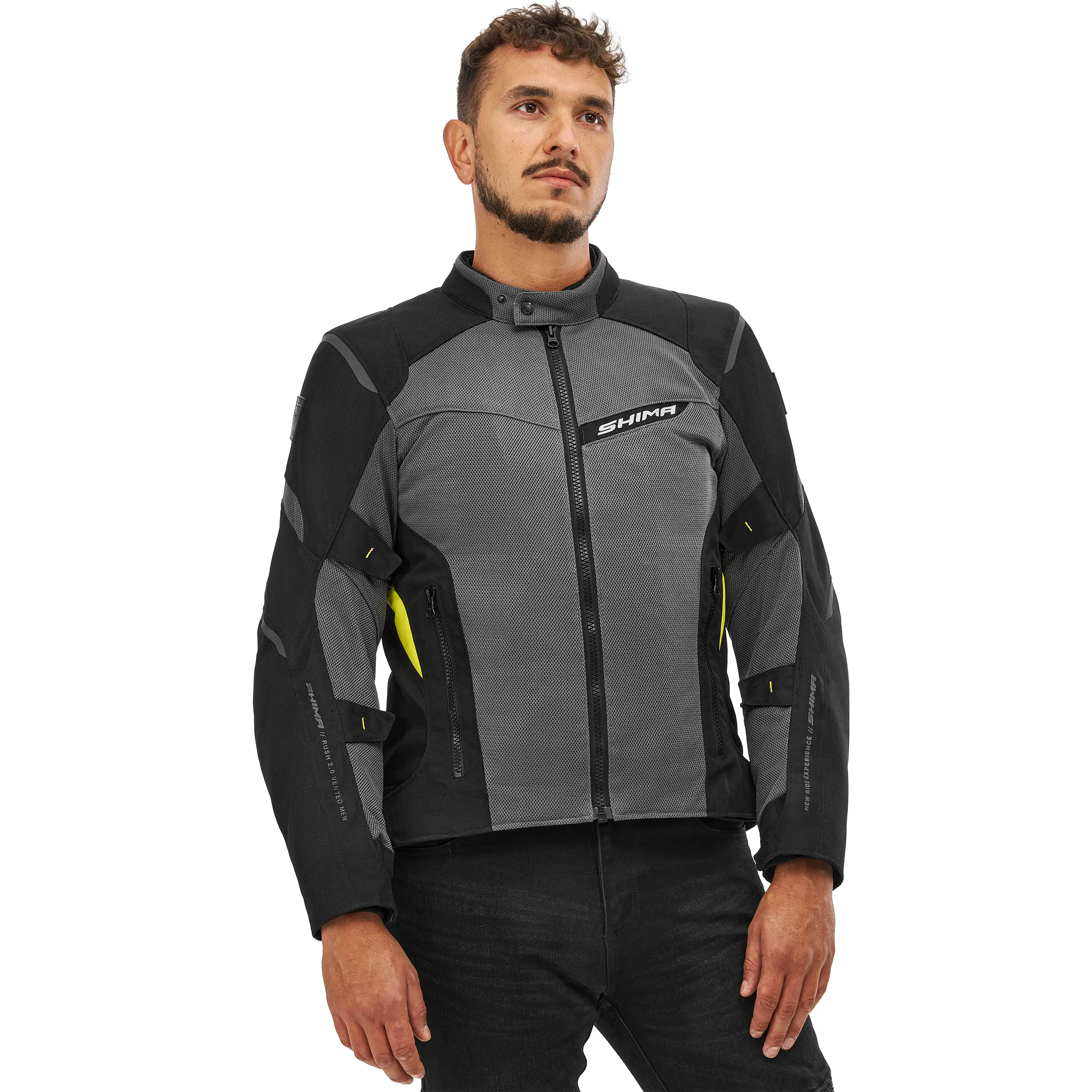 SHIMA RUSH 2.0 MEN VENT JKT FLUO