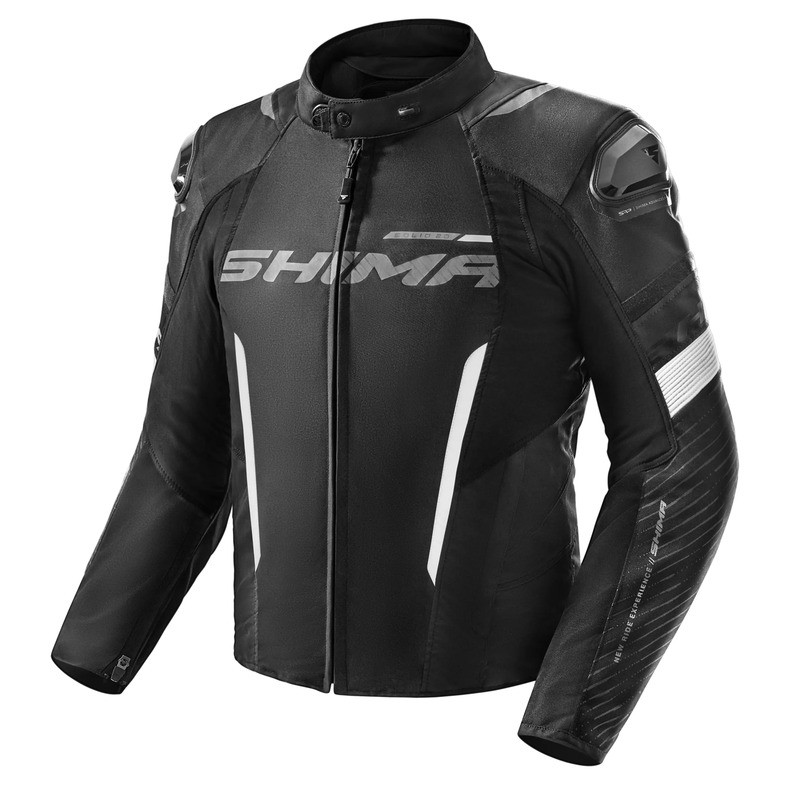 SHIMA SOLID 2.0 MEN JKT BLK/WHT