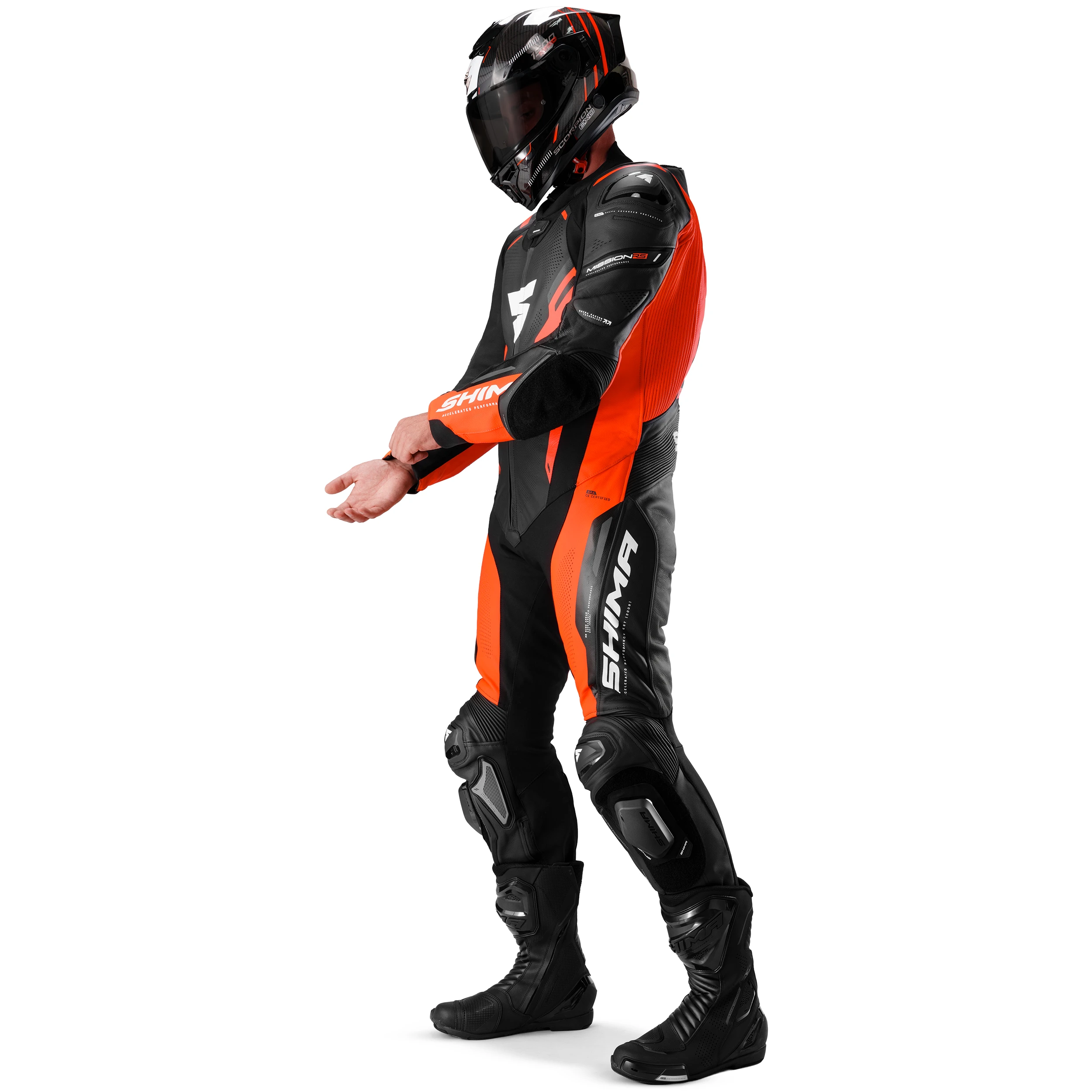 SHIMA MISSION RS MEN BLK/RED