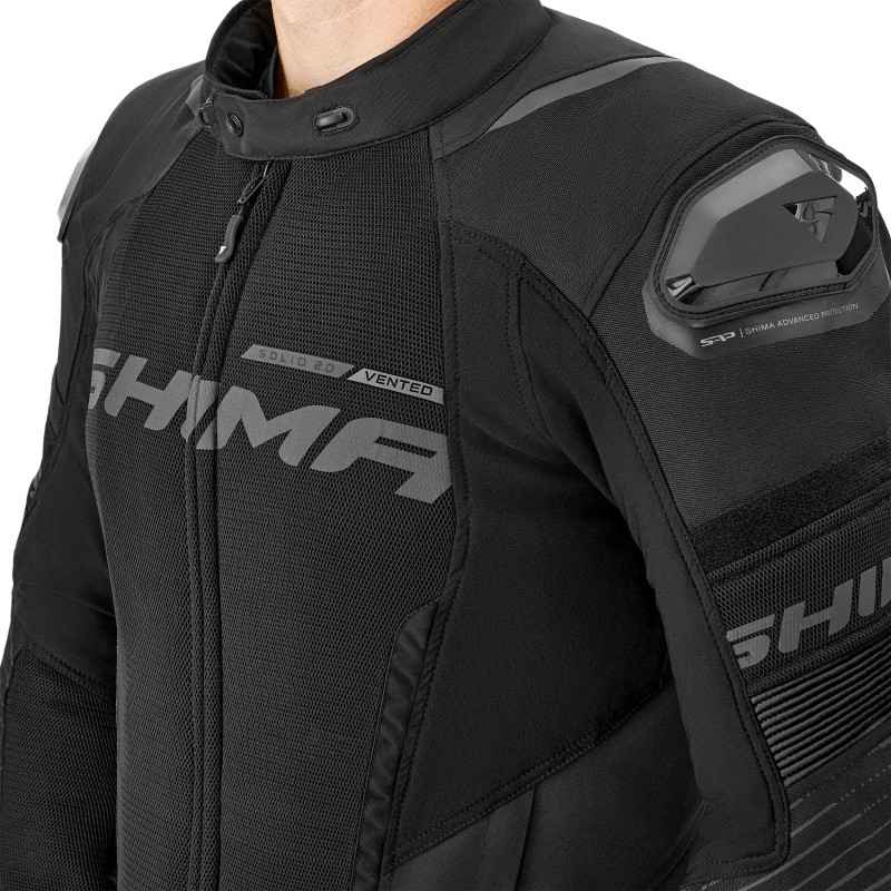 SHIMA SOLID 2.0 MEN VENT JKT BLK