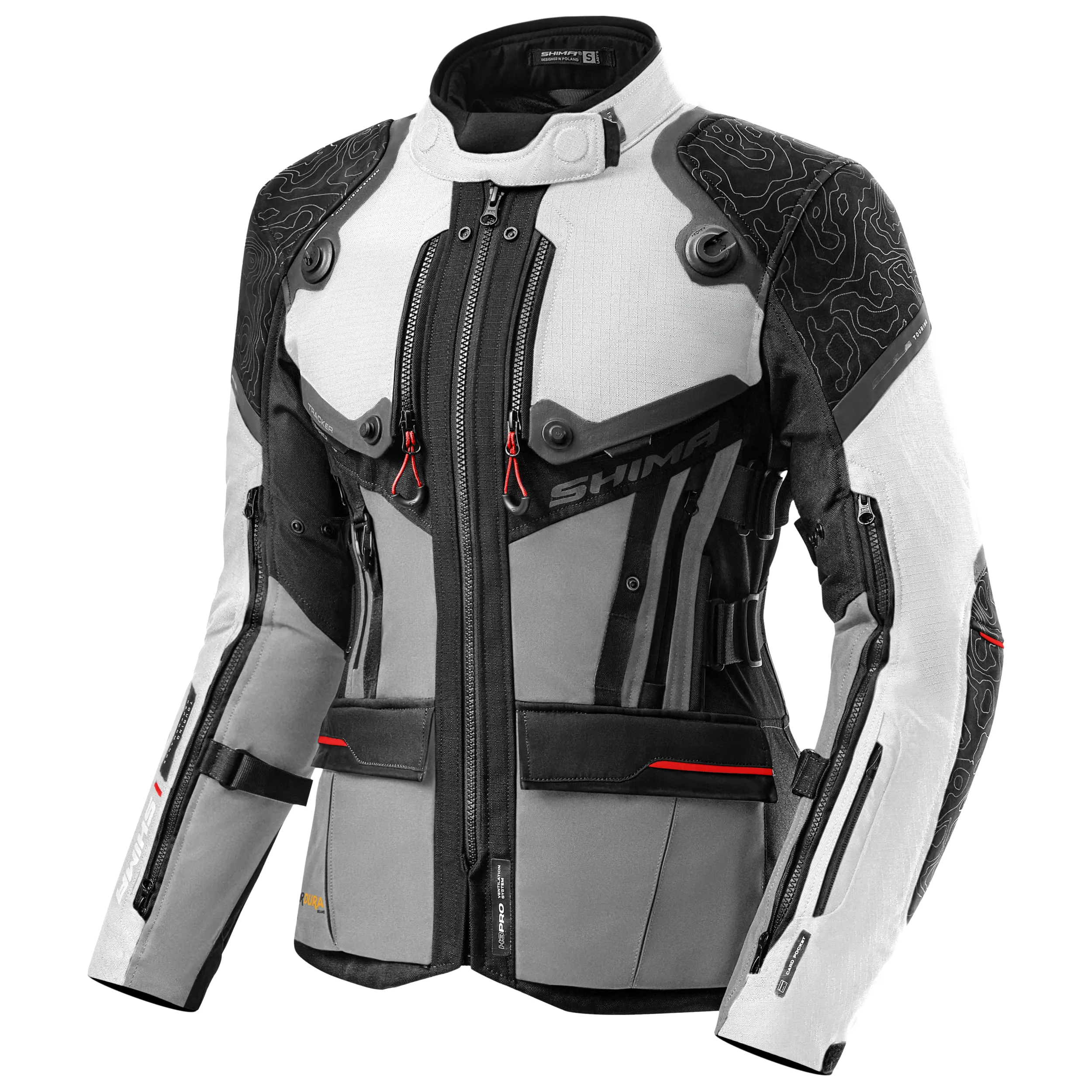 SHIMA TRACKER LADY JKT LIGHT GREY