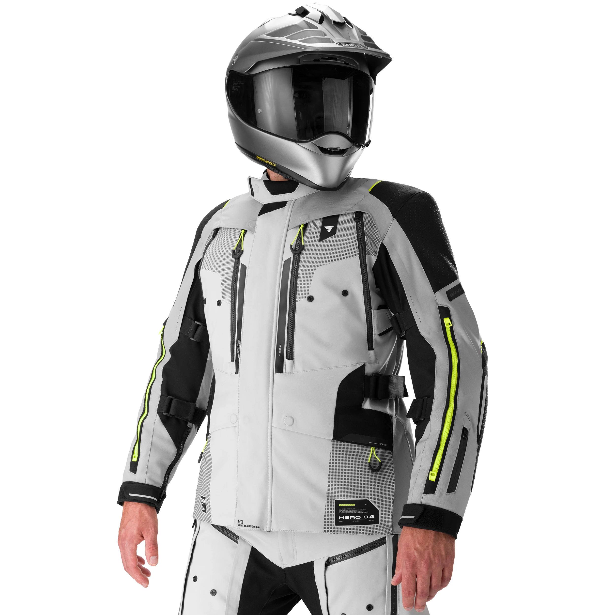 SHIMA HERO 3.0 MEN JKT G2 GREY/FLUO