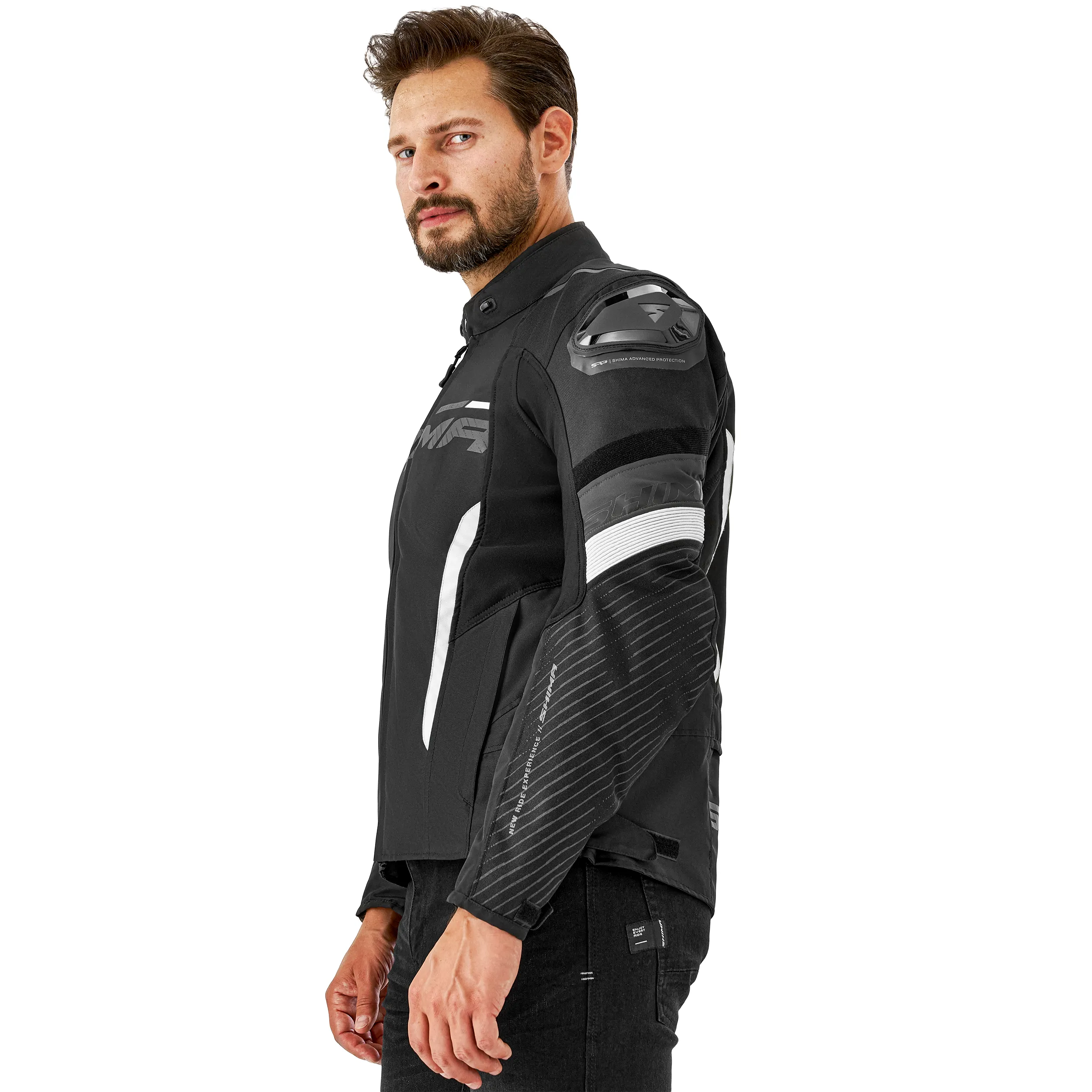 SHIMA SOLID 2.0 MEN JKT BLK/WHT
