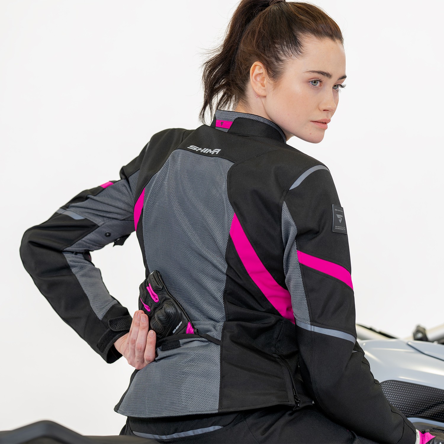 SHIMA RUSH 2.0 LADY VENT JKT BLK