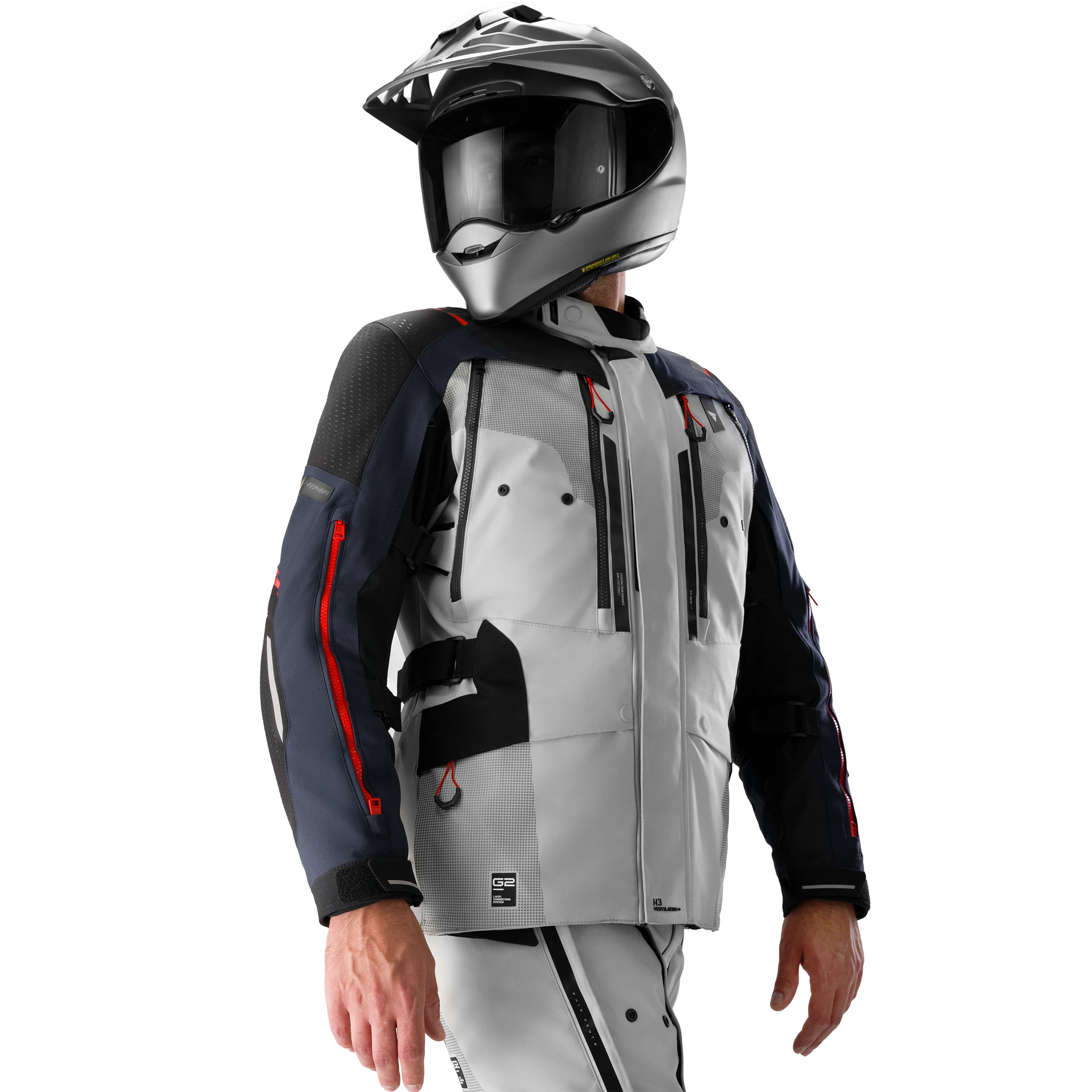 SHIMA HERO 3.0 MEN JKT G2 GREY/BLUE