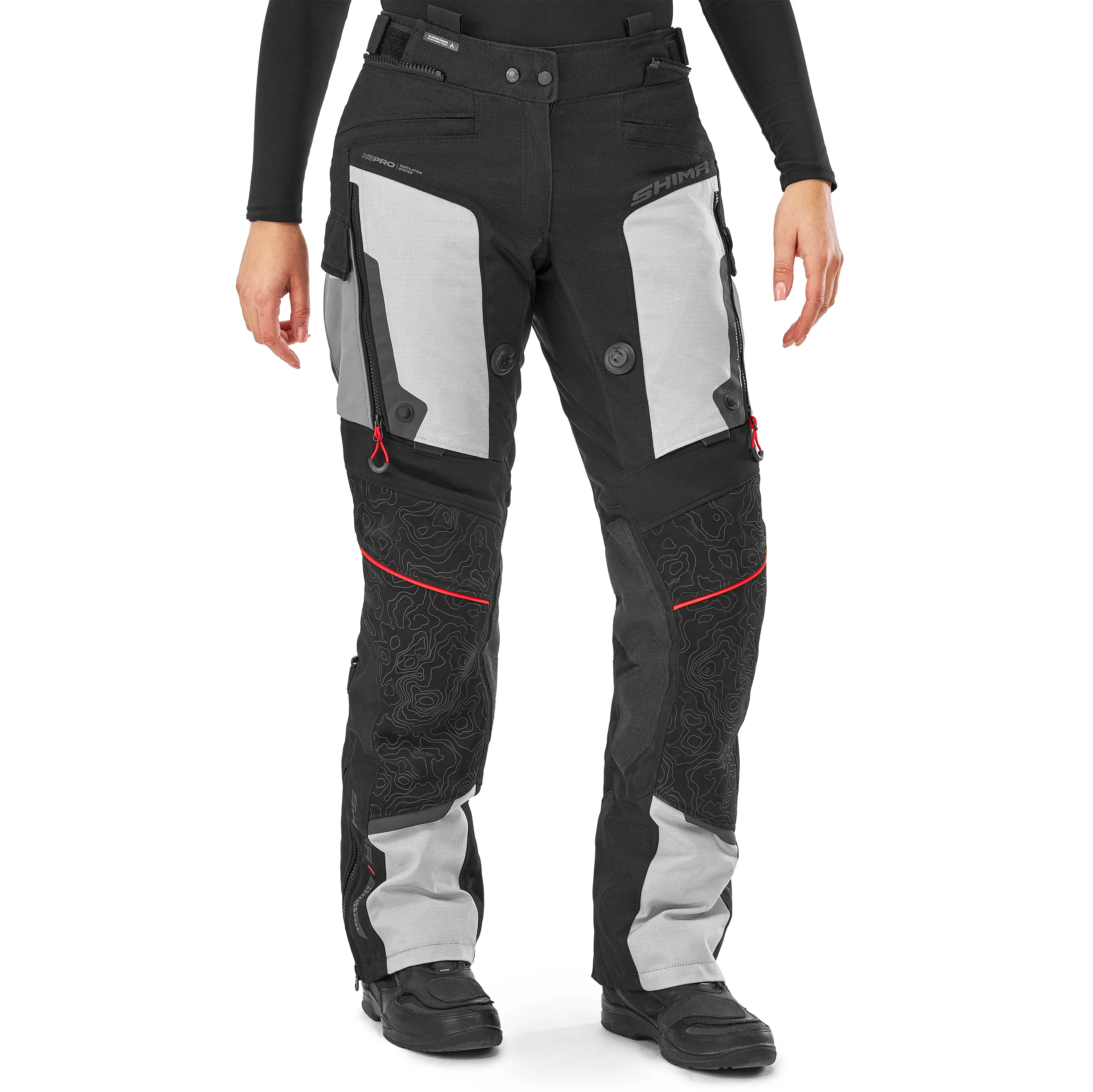 SHIMA TRACKER LADY PNT LIGHT GREY