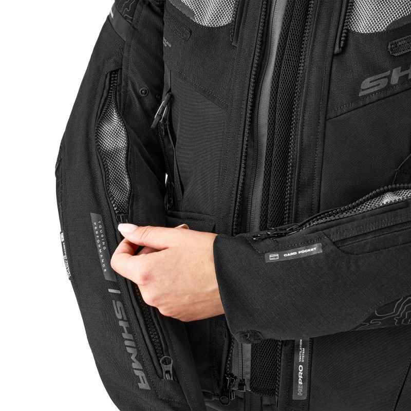 SHIMA TRACKER LADY JKT BLK