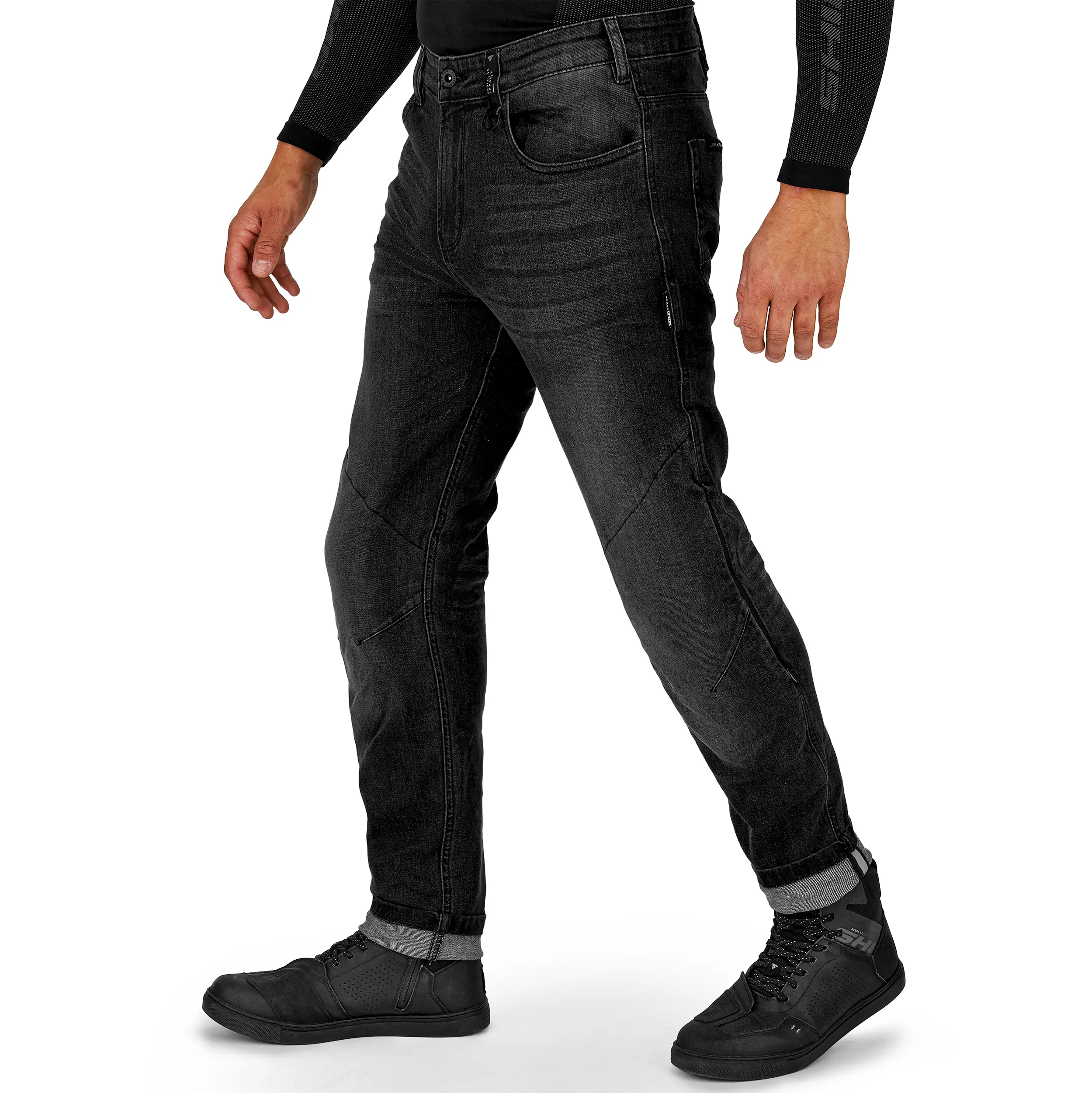 SHIMA RIDER MEN PNT BLK