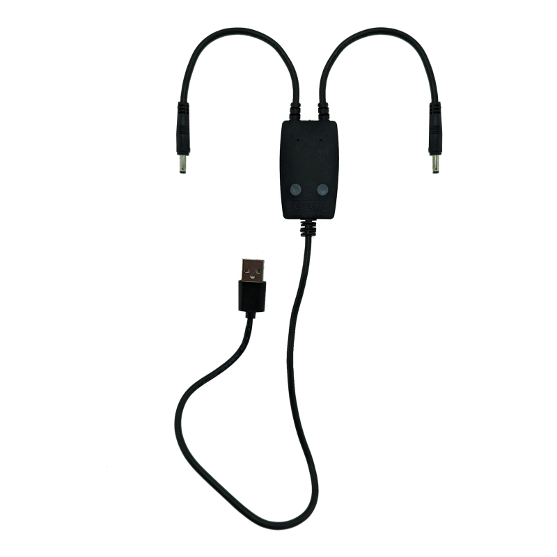Ładowarka USB 8,4 V do akumulatorów Glovii, dwa złącza