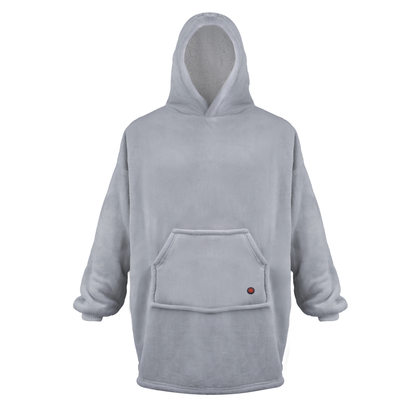 Ogrzewane poncho z kapturem Glovii na powerbank, 10 W, rozmiar uniwersalny