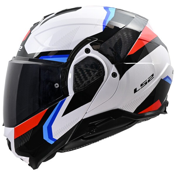 KASK LS2 FF910 ADVANT II TRIPLE WHITE BLUE RED