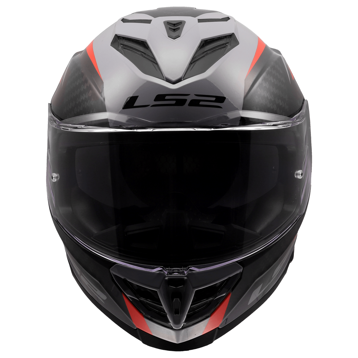 KASK LS2 FF818 STORM III DYNAMO GREY RED XS