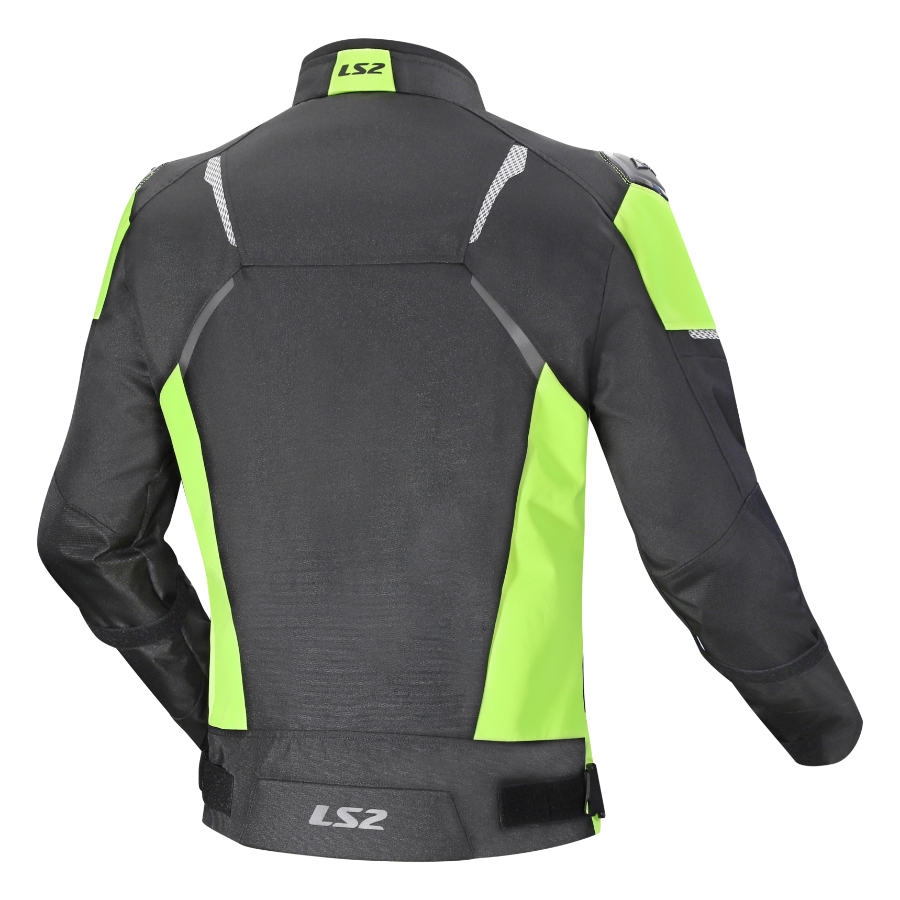KURTKA LS2 ZOOM MAN BLACK YELLOW XL