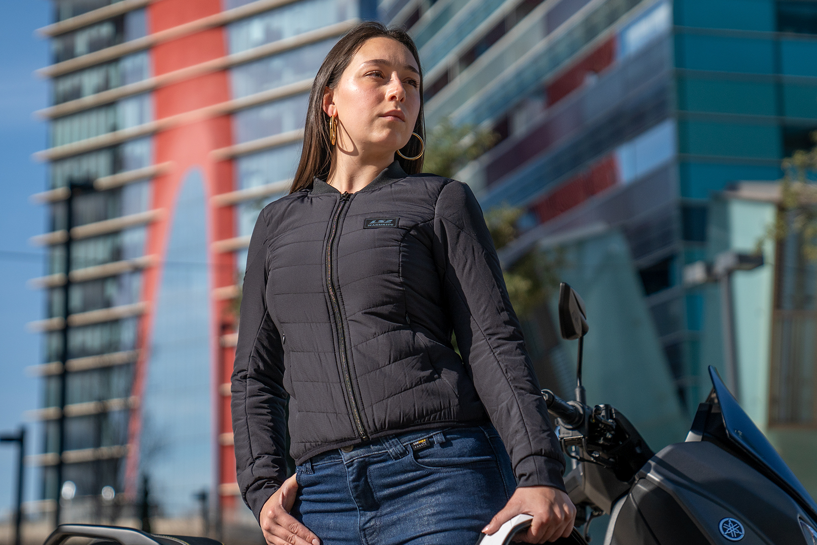 KURTKA LS2 WARMRIDE LADY BLACK