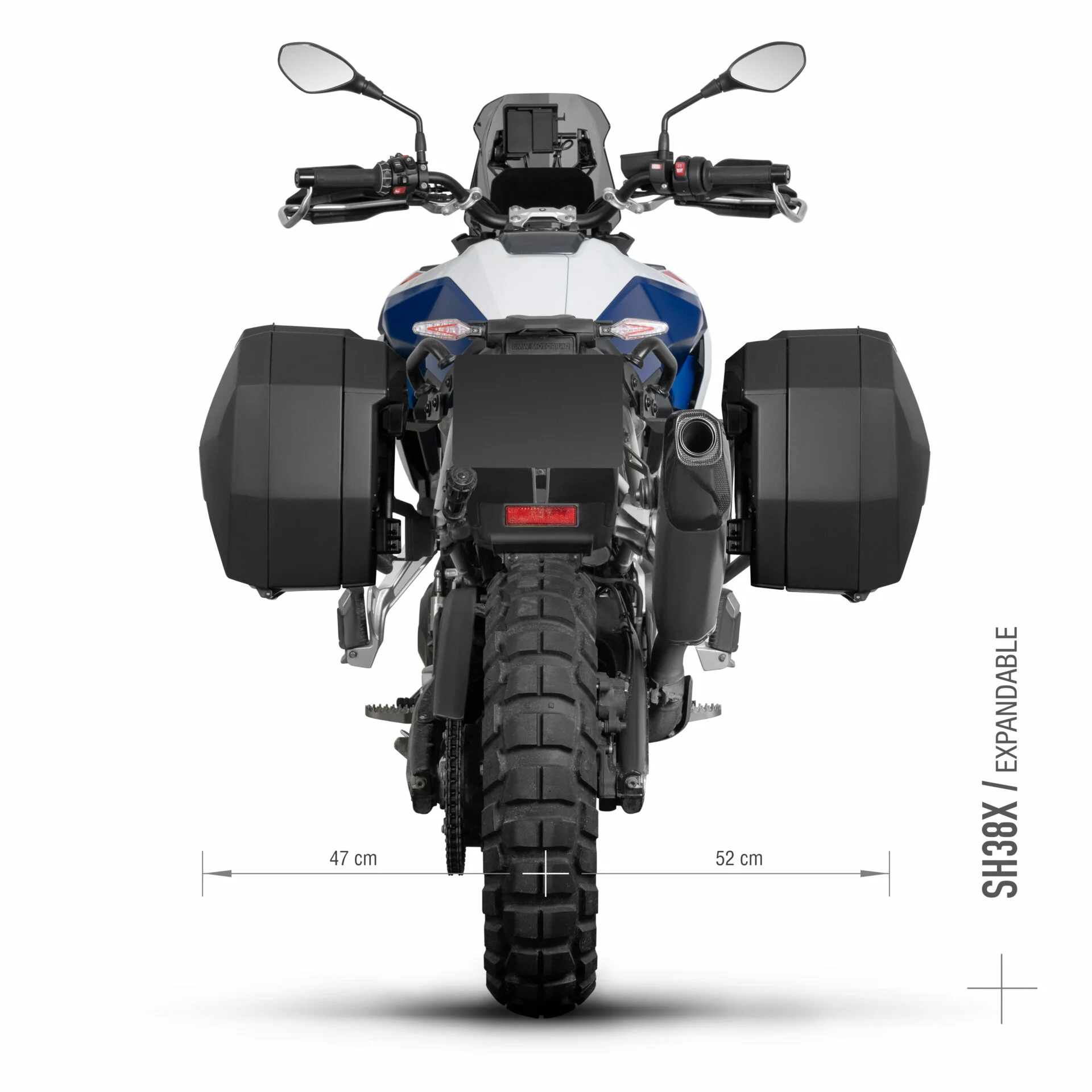 STELAŻ KUFRA BOCZNEGO 3P SHAD DO BMW F900GS