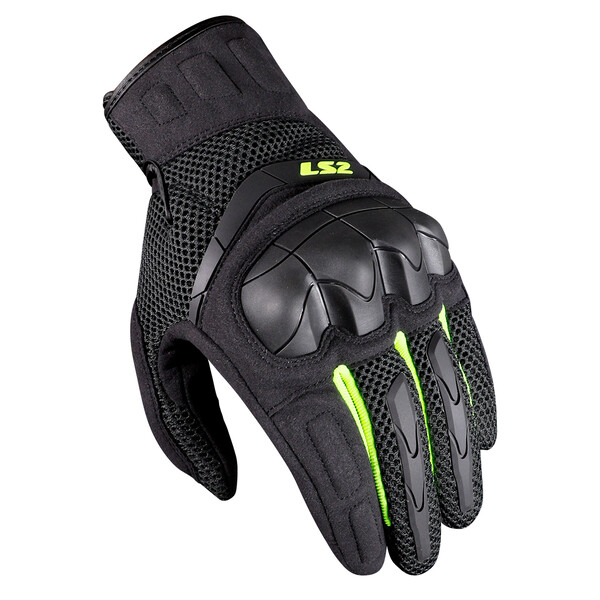 RĘKAWICE LS2 KUBRA MAN GLOVES ANTHR. H-V YEL. M