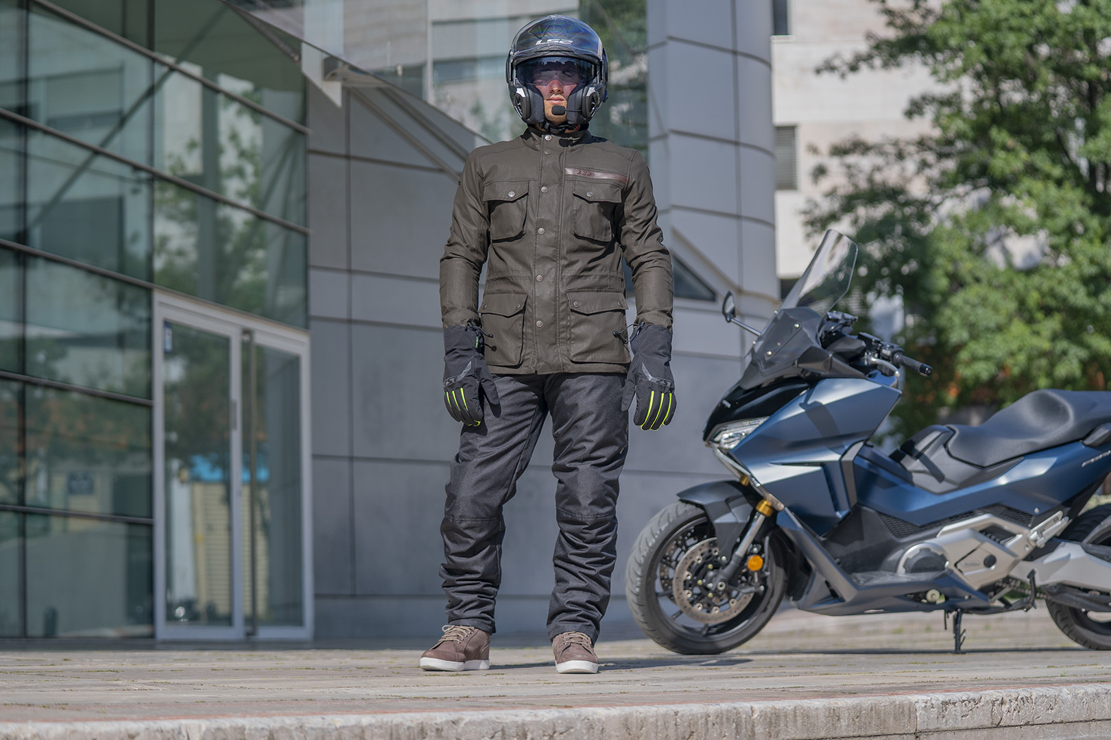SPODNIE LS2 COMMUTER MAN BLACK